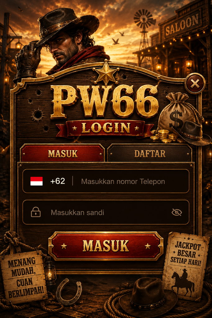 PW66 Login gaya koboi untuk pengguna Indonesia
